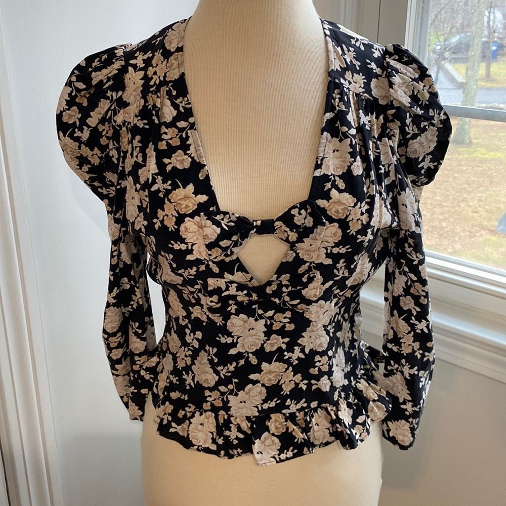 Love Shack Fancy floral Top